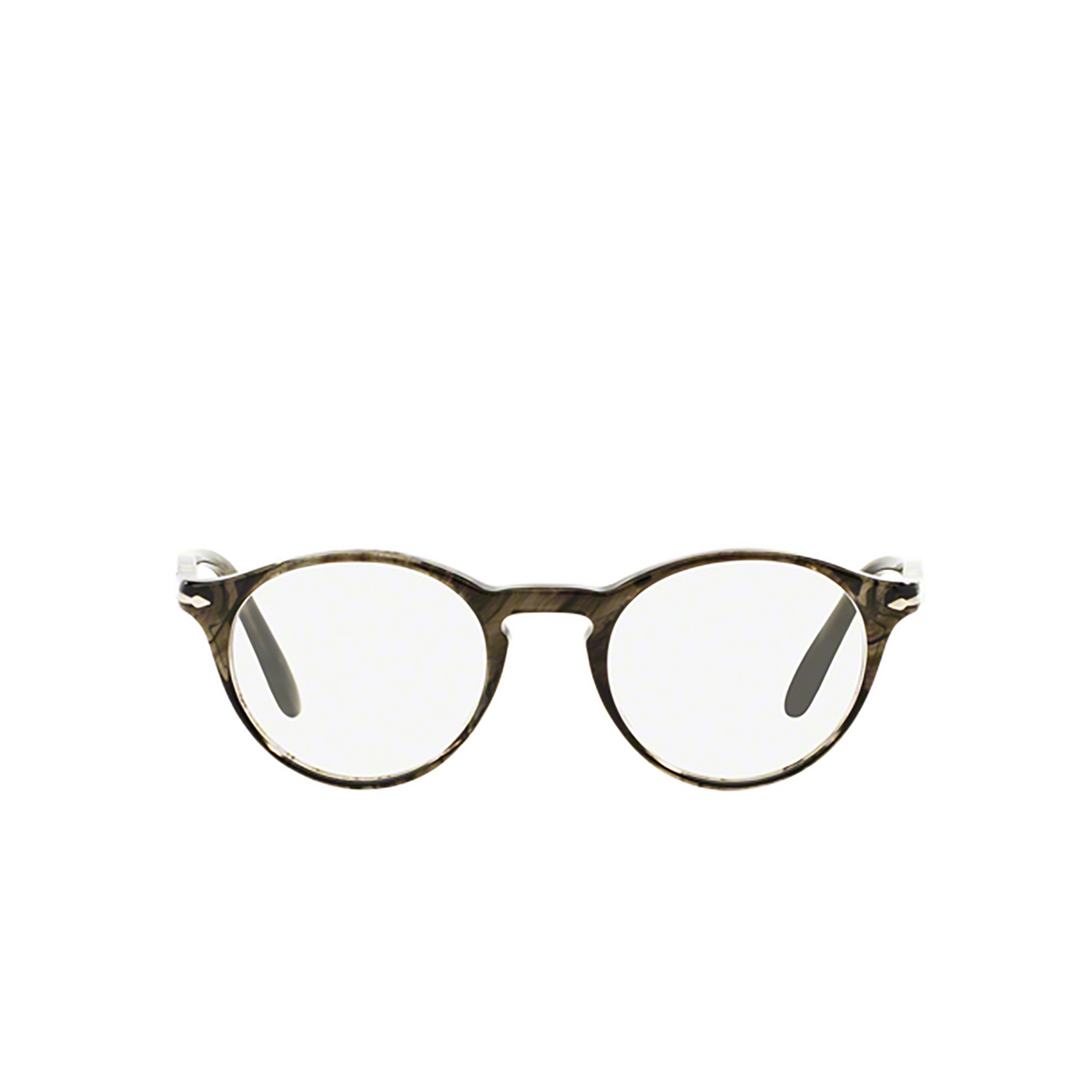 Persol PO3092V Eyeglasses 1020 STRIPED GREY - front view