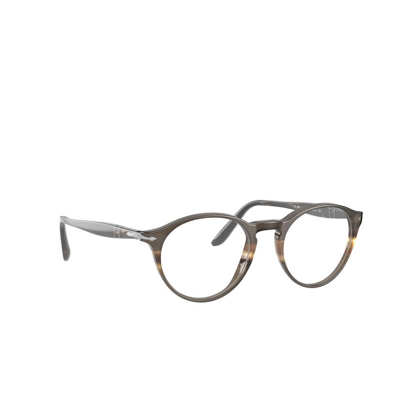 Persol PO3092V Eyeglasses 9064 black / striped grey - 2/4
