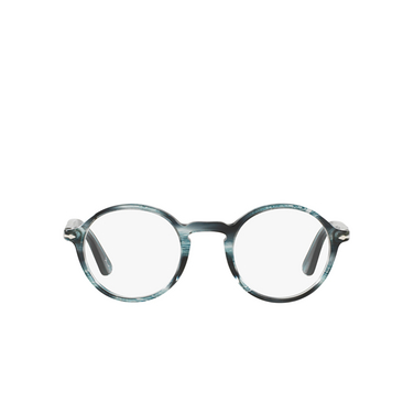 Persol PO3141V Eyeglasses 1051 striped grey - front view