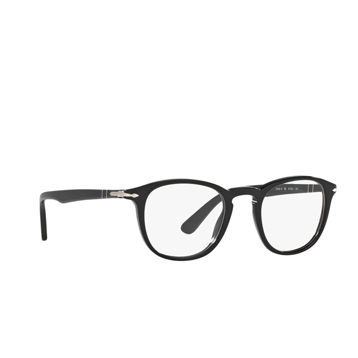Occhiali da vista Persol PO3143V 95 BLACK - tre quarti