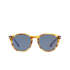 Persol PO3152S Sunglasses 904356 brown striped yellow - product thumbnail 1/4
