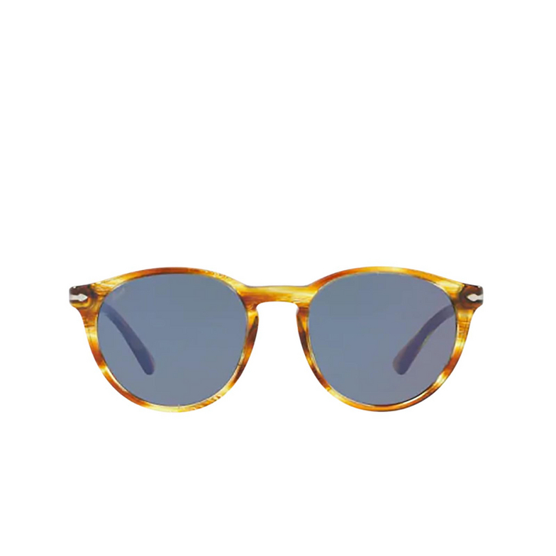 Persol PO3152S Sunglasses 904356 brown striped yellow - 1/4