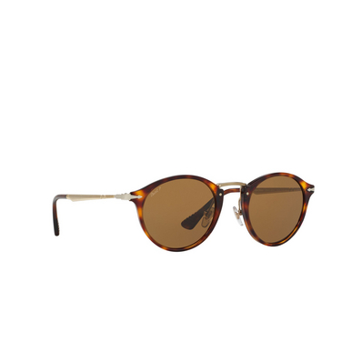 Gafas de sol Persol PO3166S 24/57 gold & havana - Vista tres cuartos