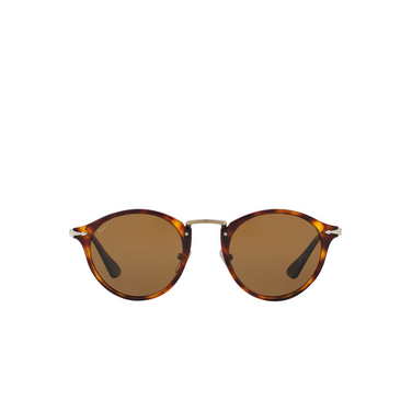 Lunettes de soleil Persol PO3166S 24/57 gold & havana - Vue de face