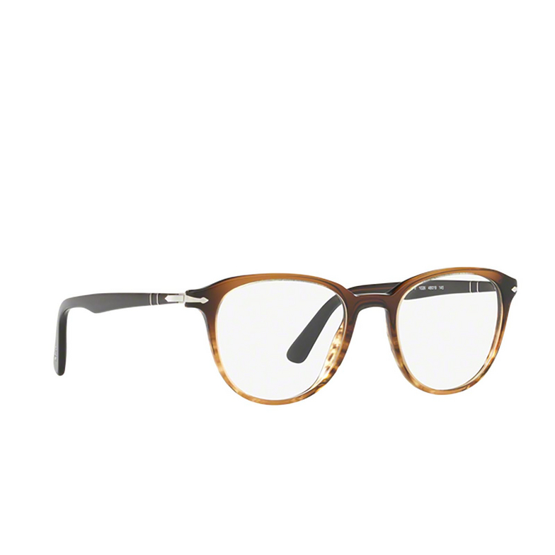 Persol PO3176V Eyeglasses 1026 black gradient / striped brown - 2/4