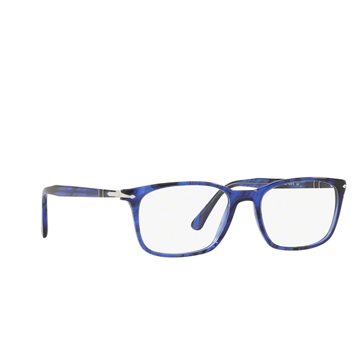 Persol PO3189V Eyeglasses 1053 STRIPED BLUE - three-quarters view