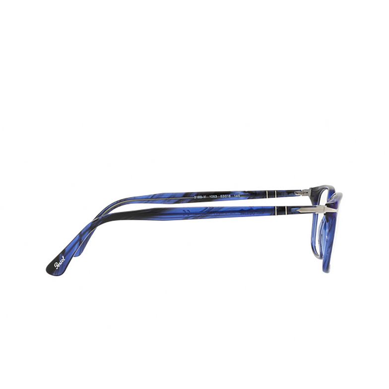 Persol PO3189V Eyeglasses 1053 striped blue - 3/4