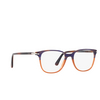 Occhiali da vista Persol PO3203V 1066 striped blue gradient orange - anteprima prodotto 2/4