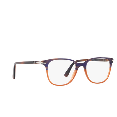 Persol PO3203V Korrektionsbrillen 1066 striped blue gradient orange - Dreiviertelansicht