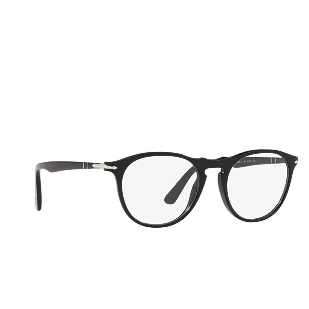 Persol® Round Eyeglasses: PO3205V color Black 95 - 2/3.
