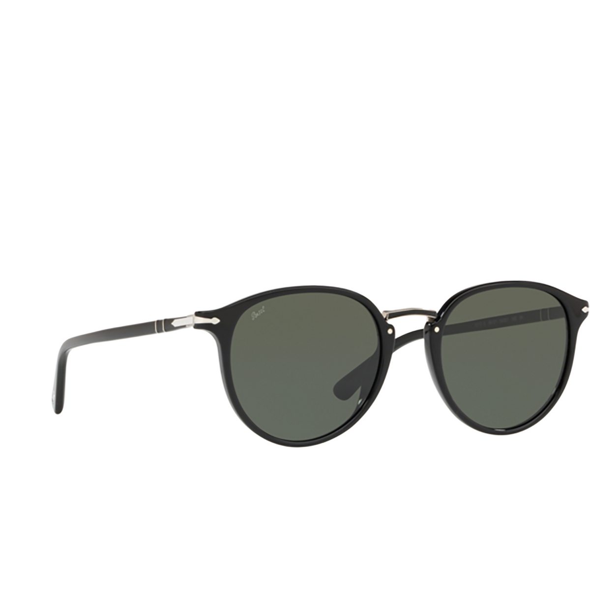 Persol PO3210S Sunglasses 95/31 BLACK - three-quarters view