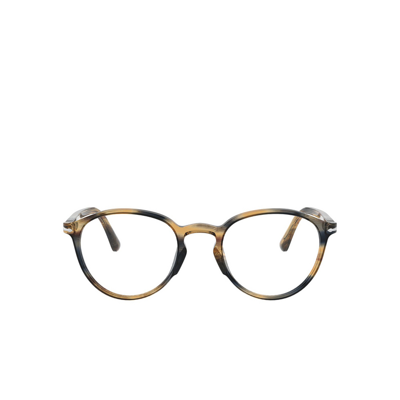 Persol PO3218V Eyeglasses 1049 striped brown grey - 1/4