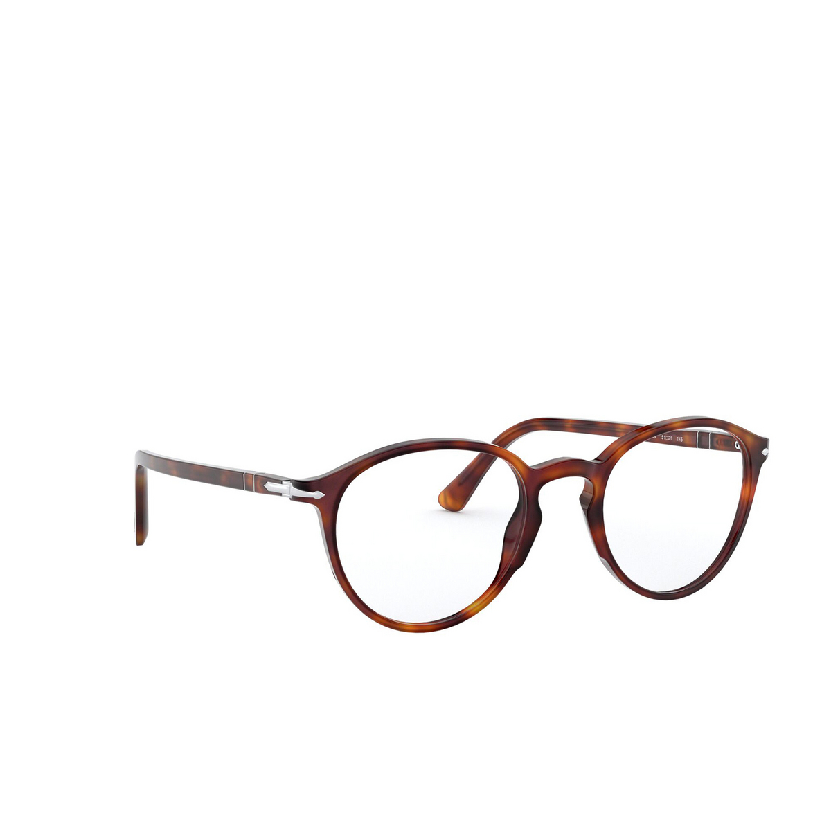 Persol PO3218V Eyeglasses 24 Havana - three-quarters view