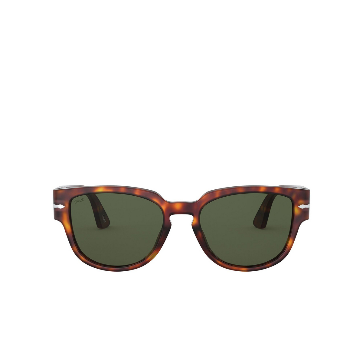 Persol® Square Sunglasses: PO3231S color Havana 24/31 - front view.