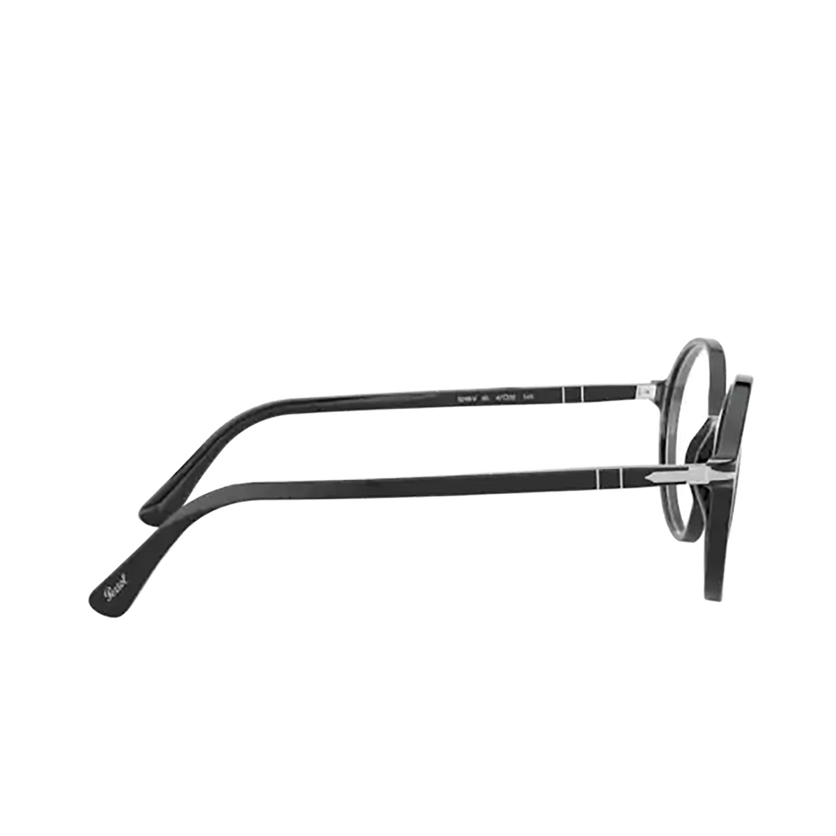 Persol® Round Eyeglasses: PO3249V color Black 95 - 3/3.