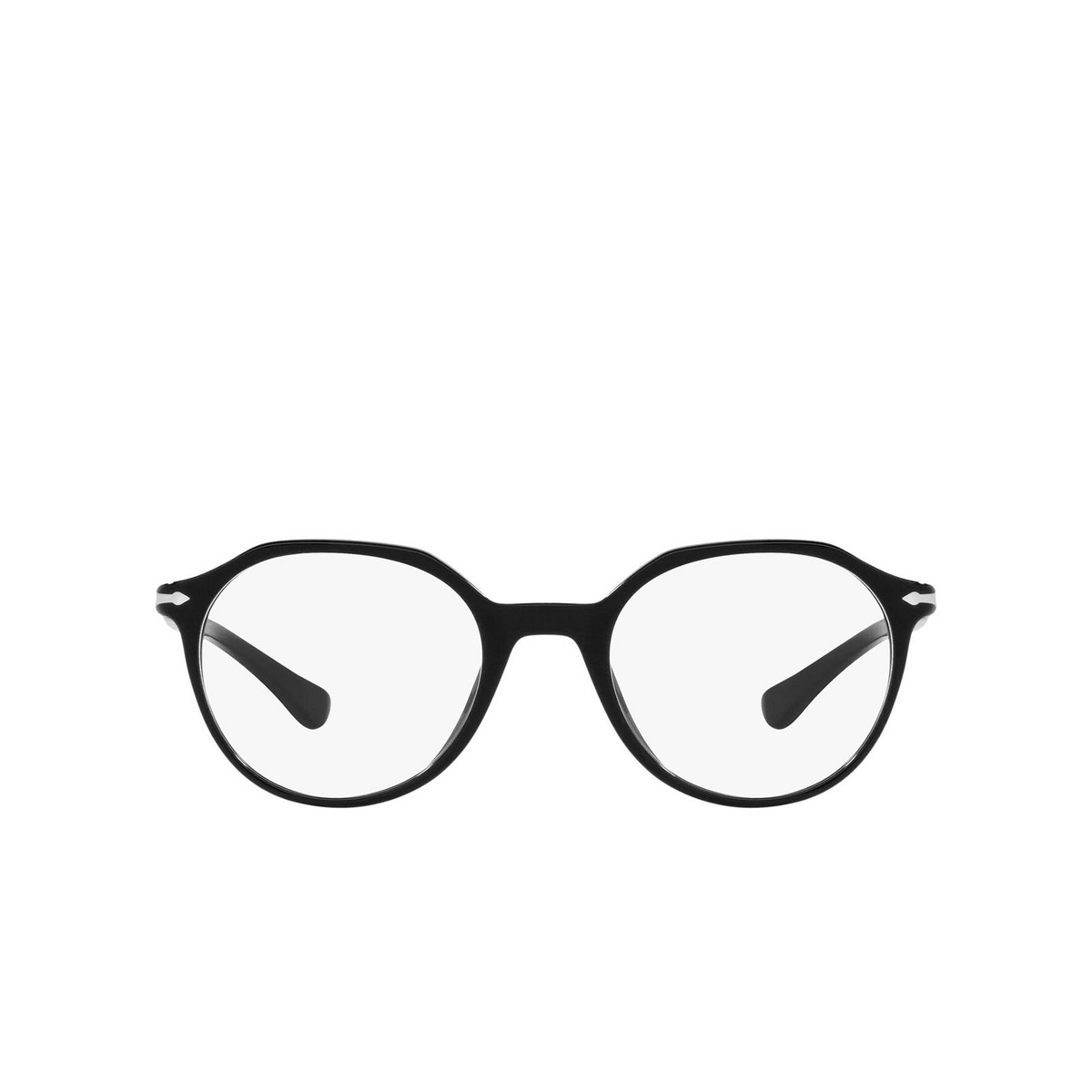 Persol® Irregular Eyeglasses: PO3253V color Black 95 - front view.