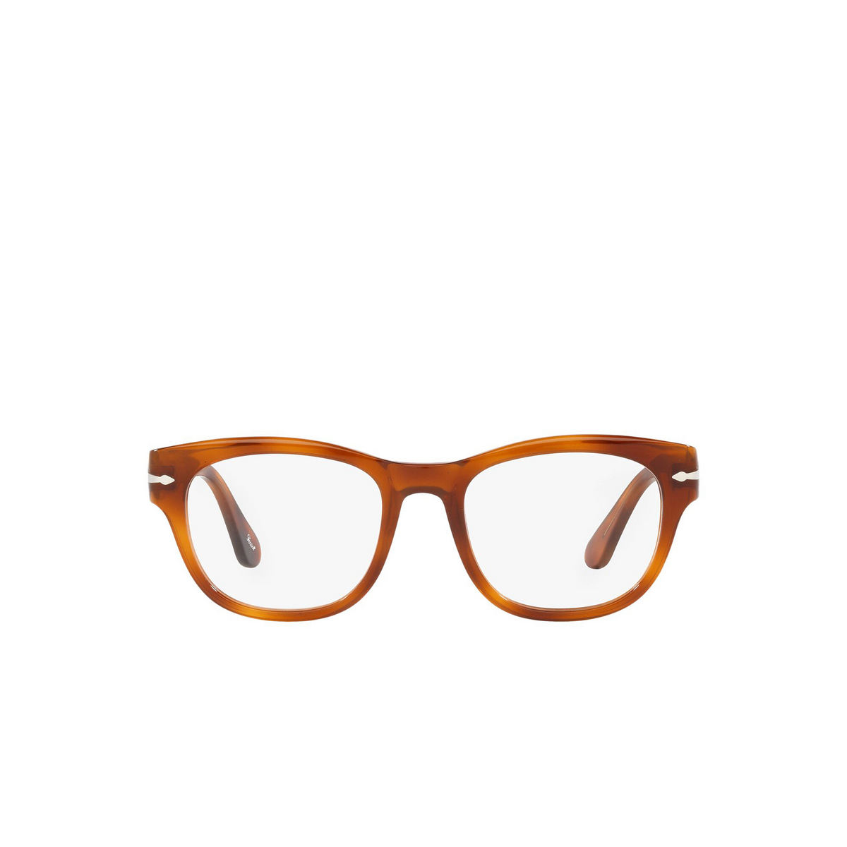 Persol® Square Eyeglasses: PO3270V color Terra Di Siena 96 - front view.
