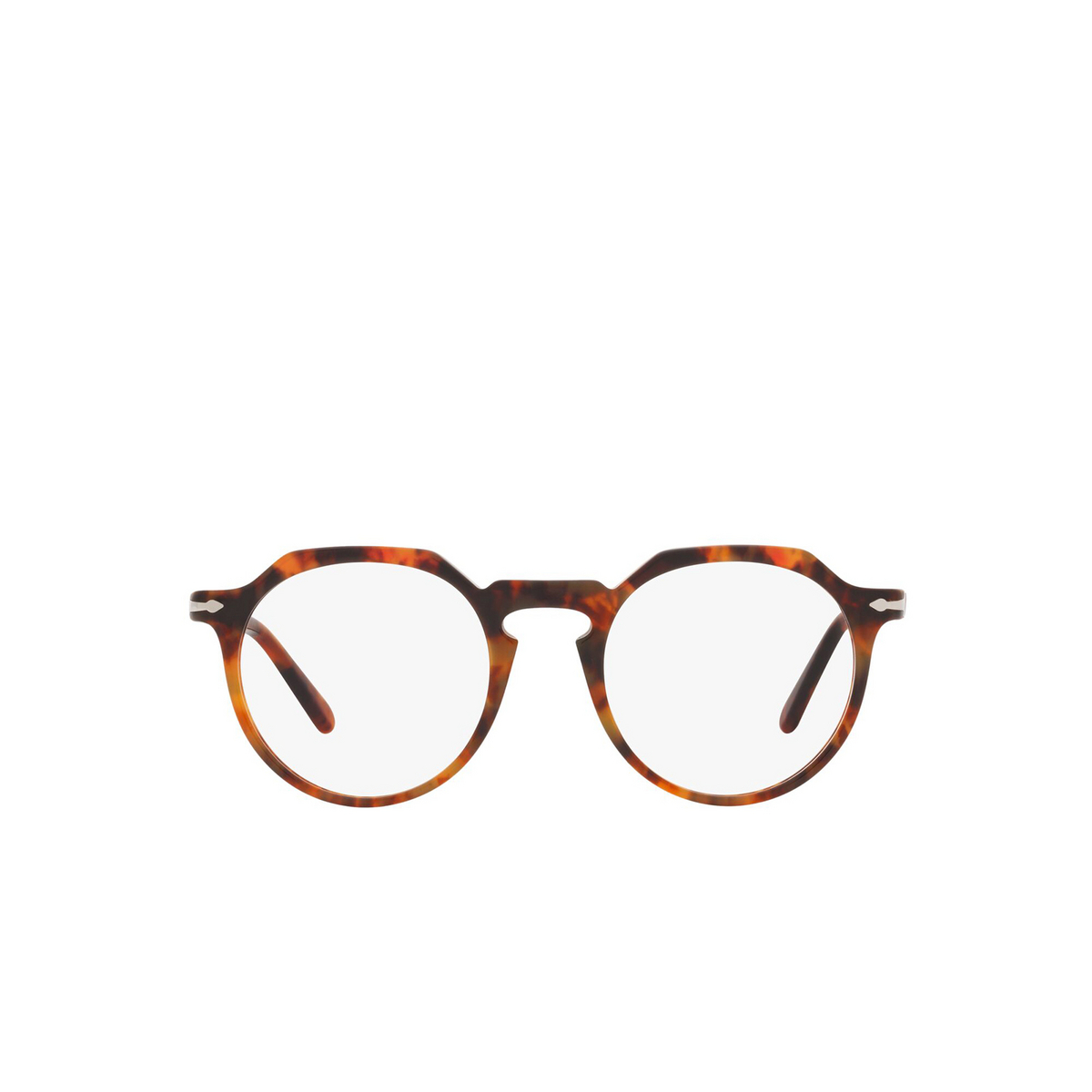 Persol® Irregular Eyeglasses: PO3281V color Caffe 108 - front view.