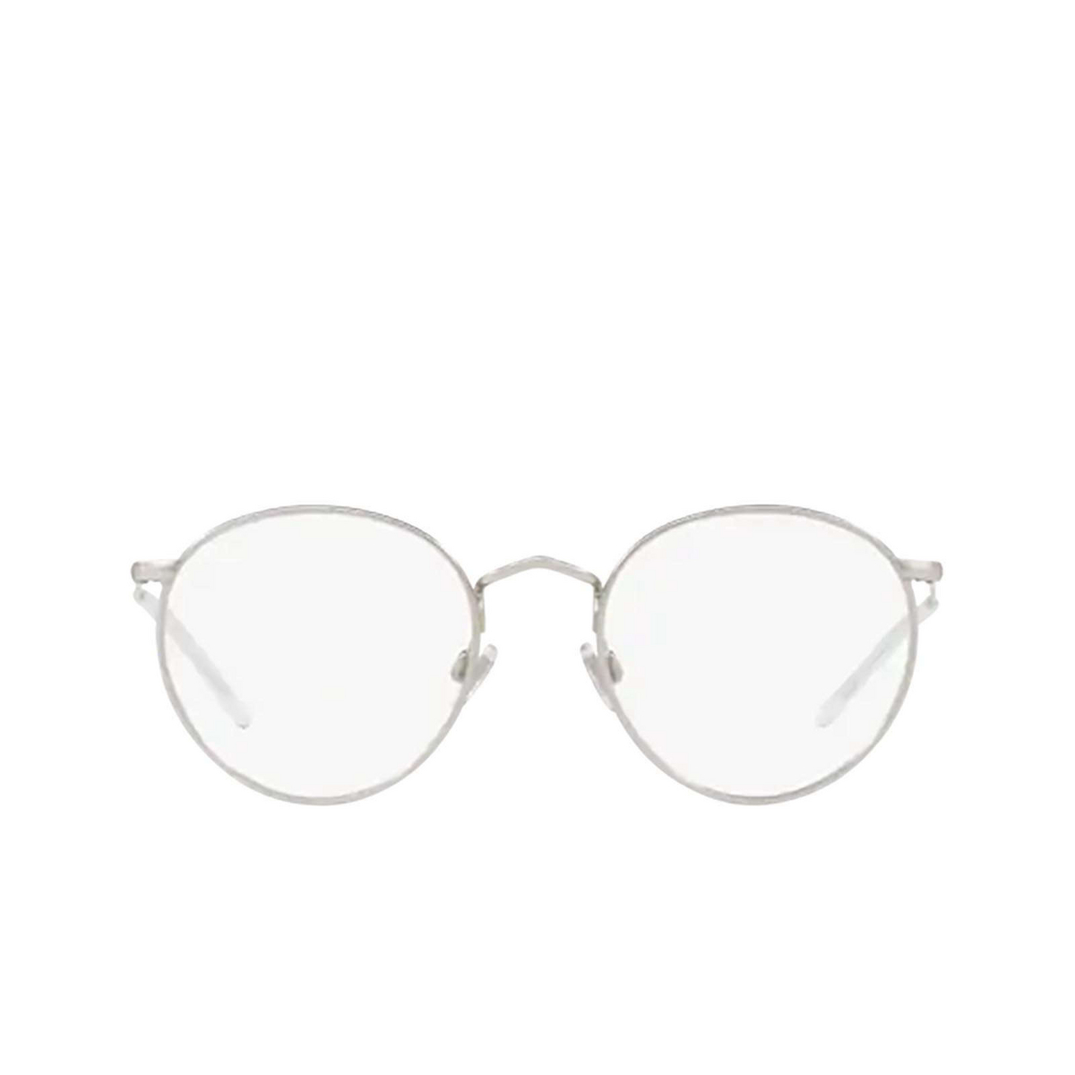Polo Ralph Lauren® Round Eyeglasses: PH1179 color Semi-shiny Brushed Silver 9326 - front view.