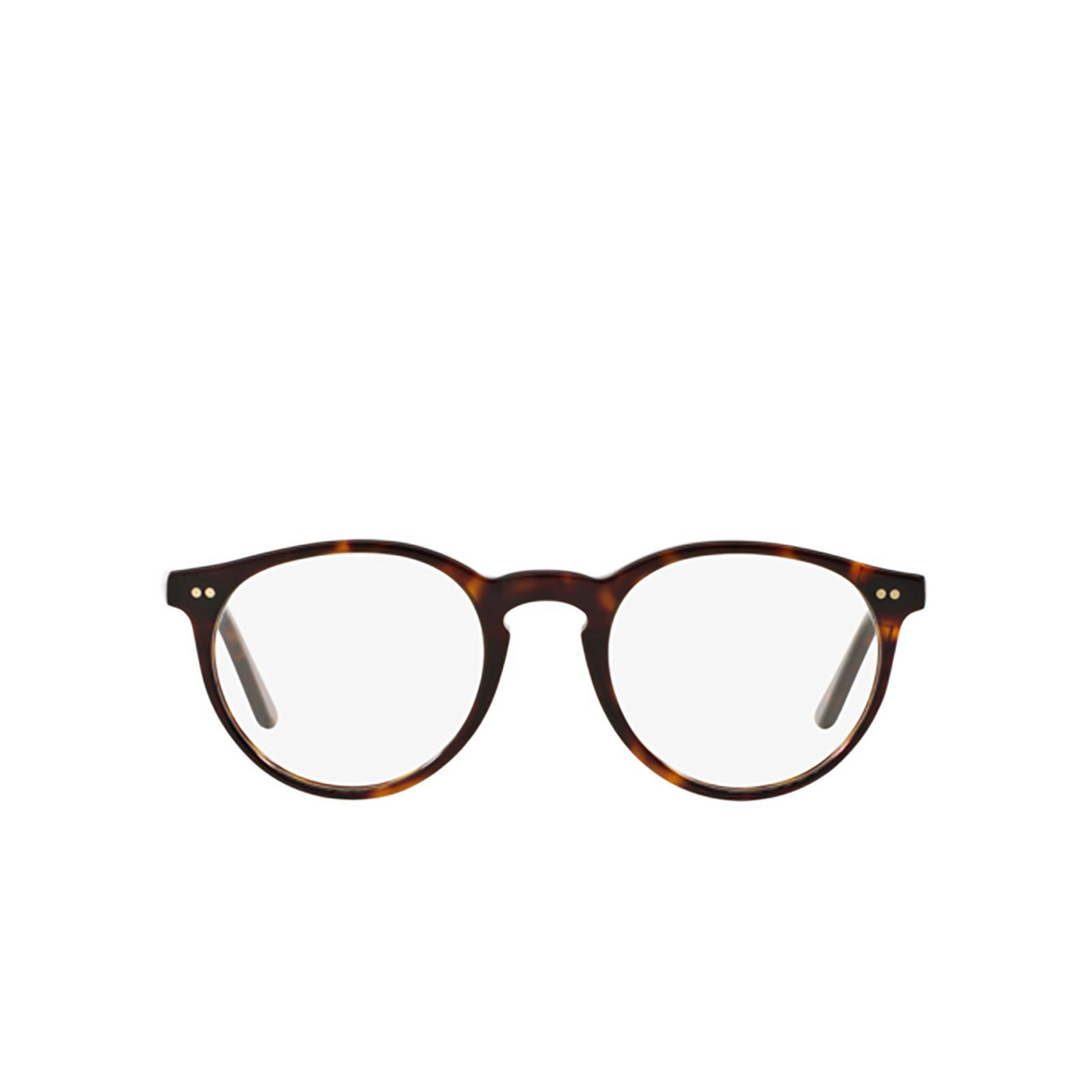 Polo Ralph Lauren® Round Eyeglasses: PH2083 color Shiny Dark Havana 5003 - front view.