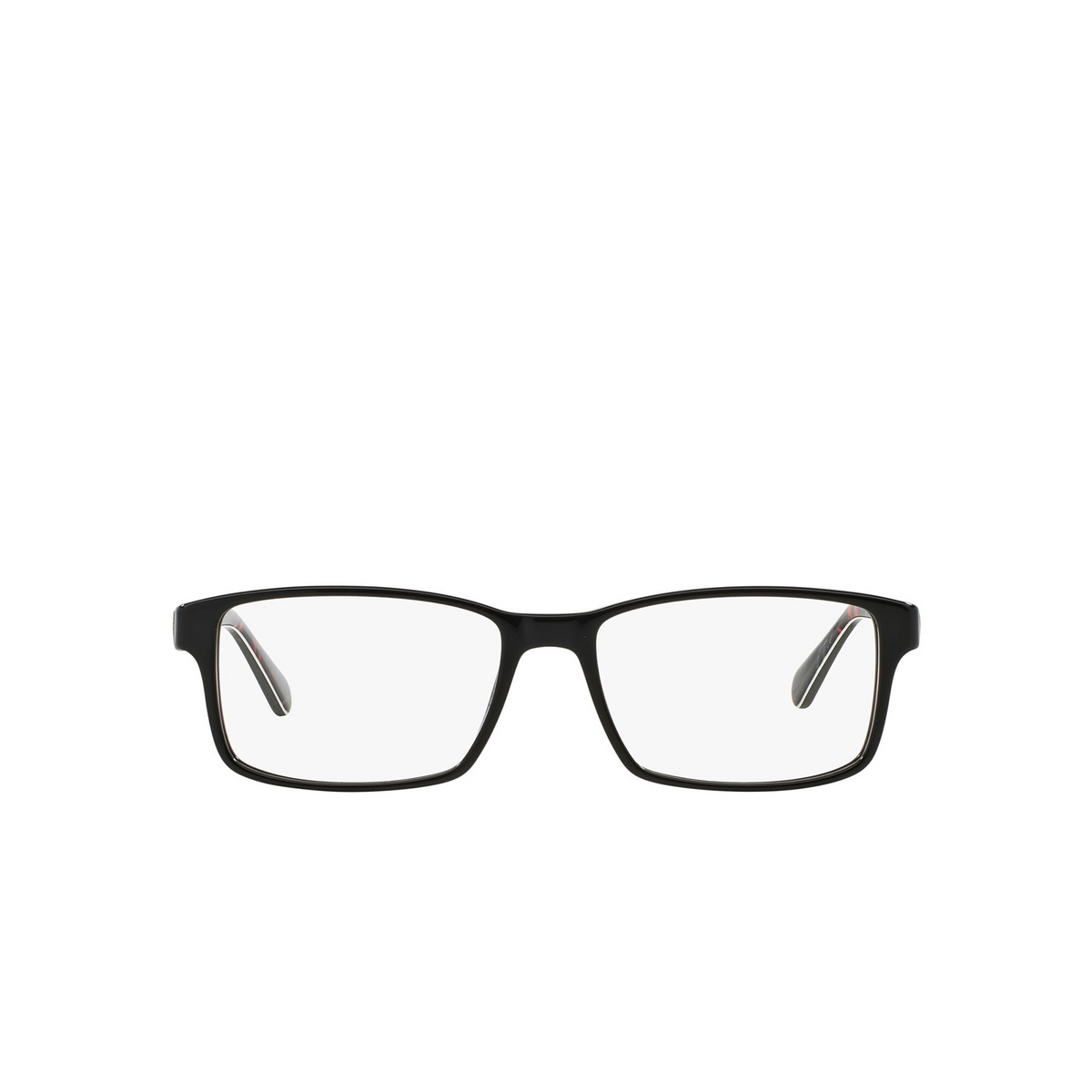 Polo Ralph Lauren® Rectangle Eyeglasses: PH2123 color Shiny Black 5489 - front view.