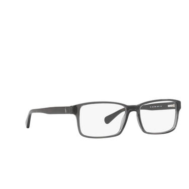 Polo Ralph Lauren PH2123 Eyeglasses 5536 shiny transparent grey - three-quarters view