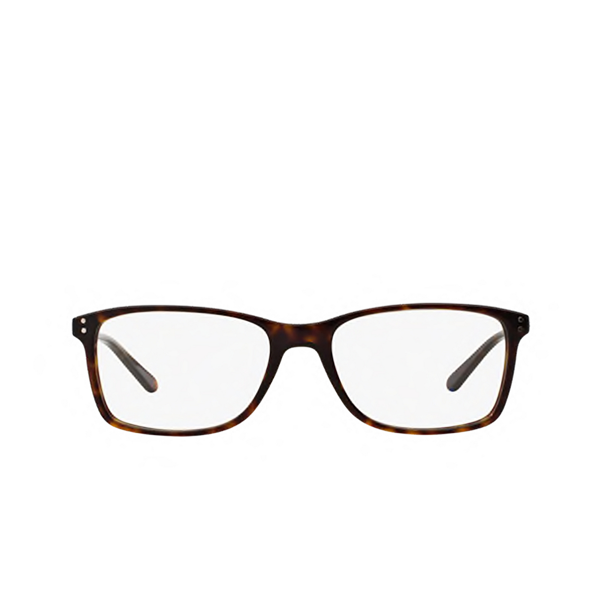 Polo Ralph Lauren® Rectangle Eyeglasses: PH2155 color Shiny Dark Havana 5003 - front view.