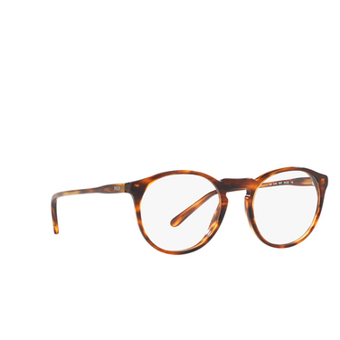 Polo Ralph Lauren PH2180 Eyeglasses 5007 shiny striped havana - three-quarters view