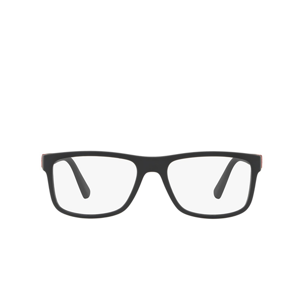 Polo Ralph Lauren® Rectangle Eyeglasses: PH2184 color Matte Black 5284 - front view.