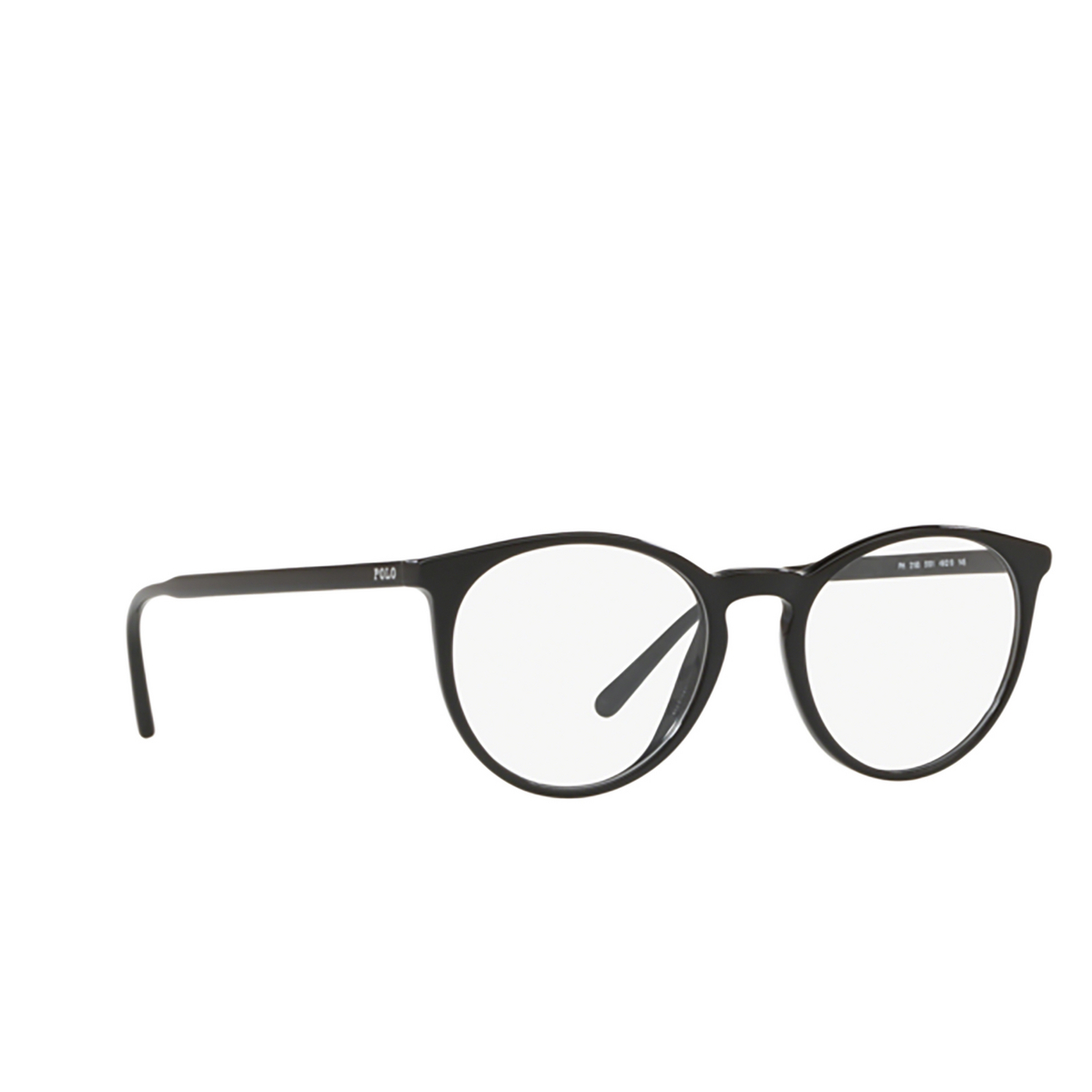Polo Ralph Lauren PH2193 Eyeglasses 5001 SHINY BLACK - three-quarters view