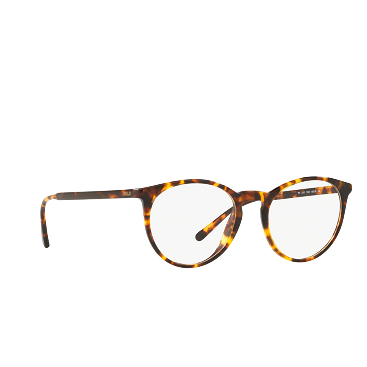 Polo Ralph Lauren PH2193 Eyeglasses 5249 SHINY ANTIQUE TORTOISE - three-quarters view