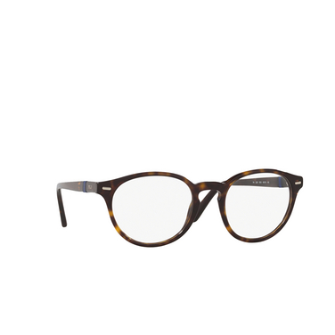 Polo Ralph Lauren PH2208 Eyeglasses 5003 shiny dark havana - three-quarters view