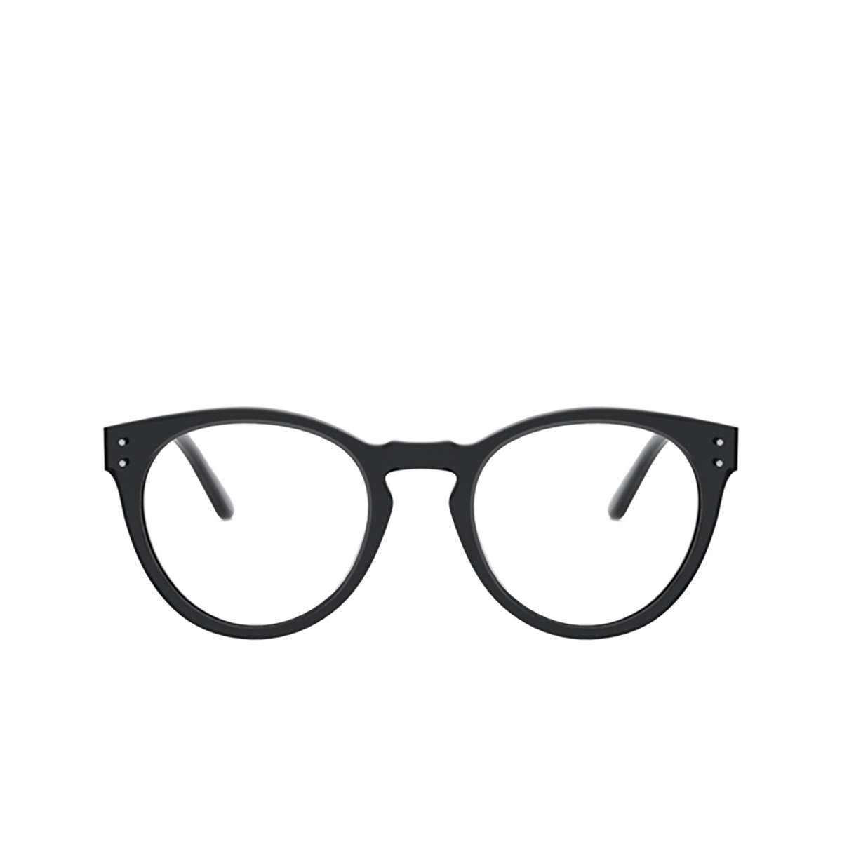 Polo Ralph Lauren® Round Eyeglasses: PH2215 color Shiny Crystal On Black 5812 - 1/3.