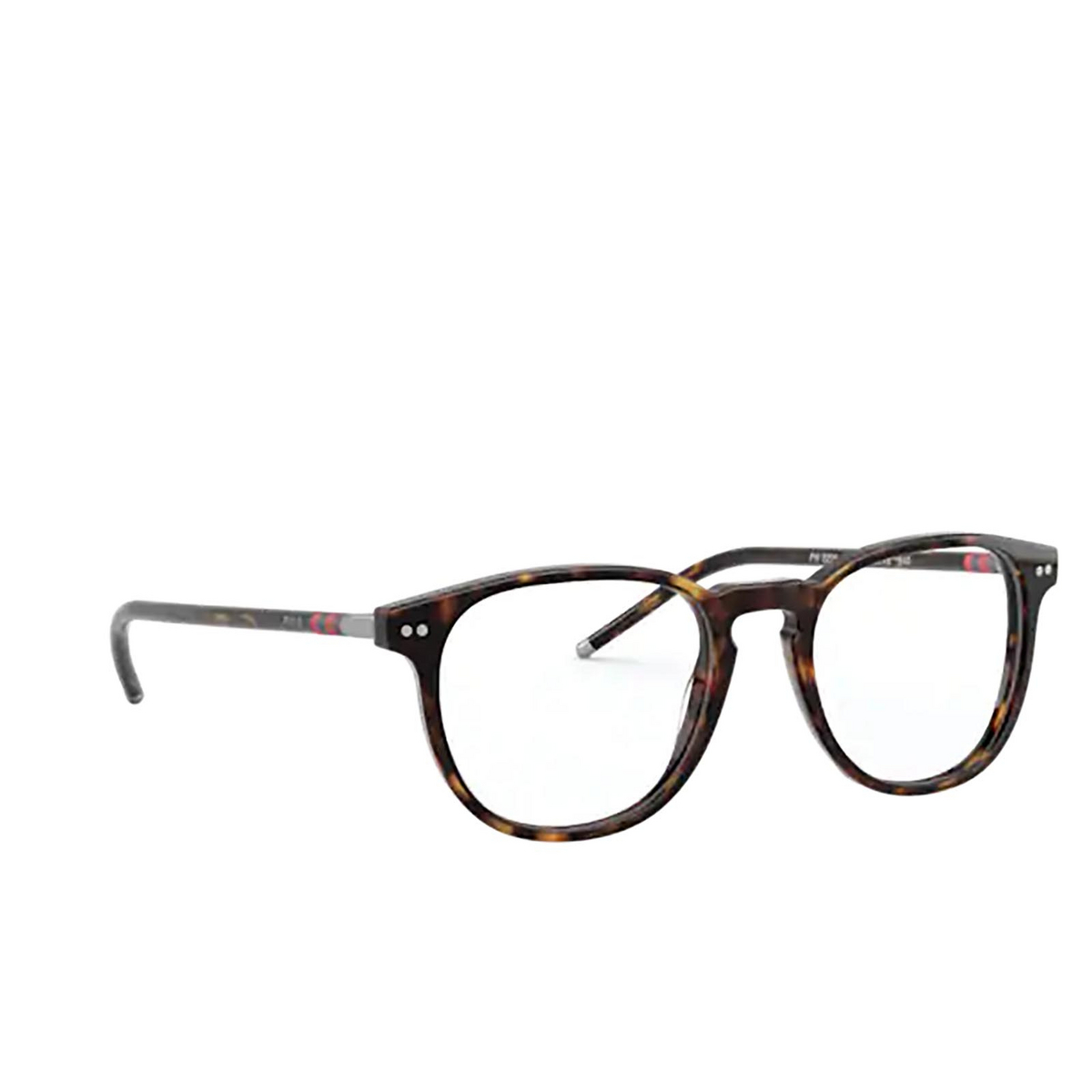 Polo Ralph Lauren PH2225 Eyeglasses 5003 SHINY DARK HAVANA - three-quarters view