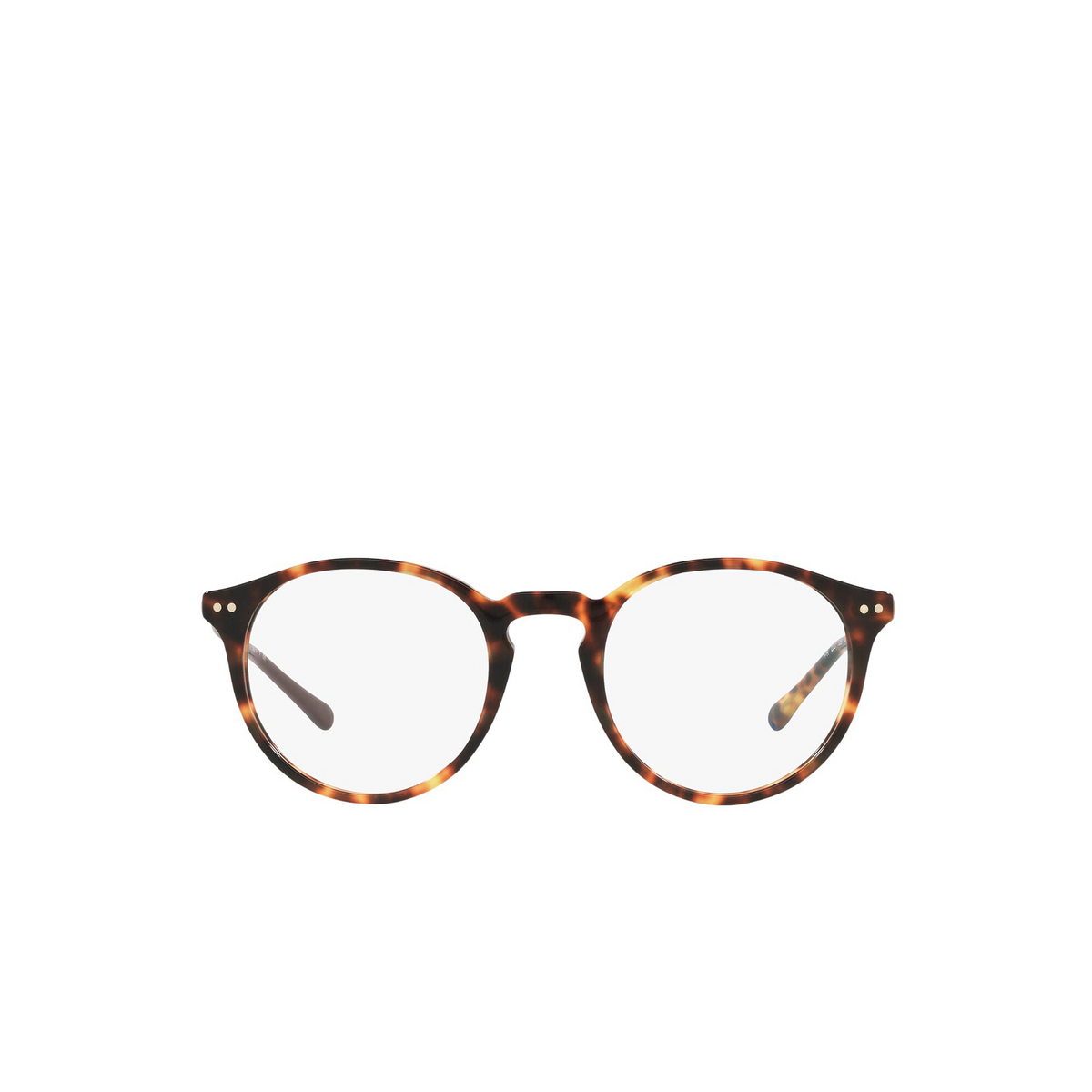 Polo Ralph Lauren® Round Eyeglasses: PH2227 color Shiny New Jerry Tortoise 5351 - front view.