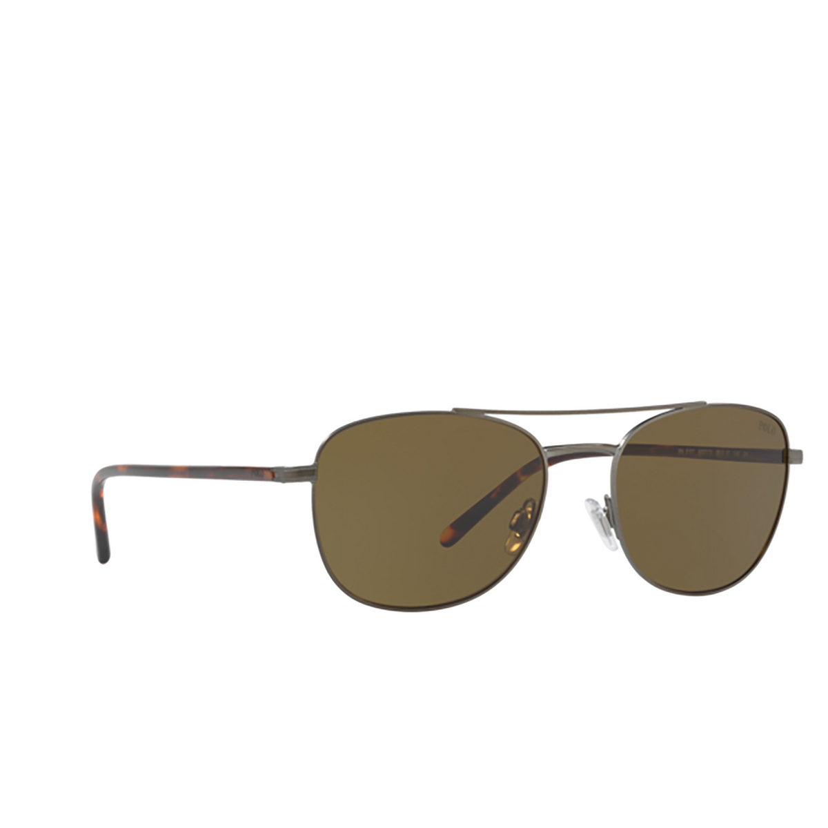 Polo Ralph Lauren® Square Sunglasses: PH3107 color 932773 - three-quarters view.