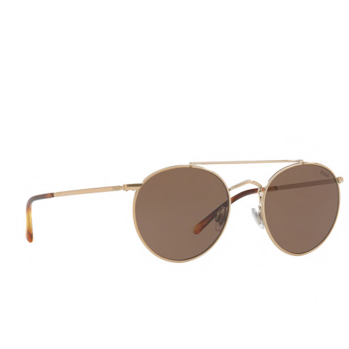 Polo Ralph Lauren® Round Sunglasses: PH3114 color 9334/73 - three-quarters view.