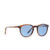 Polo Ralph Lauren PH4110 Sunglasses 500772 shiny striped havana - product thumbnail 2/3
