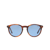 Polo Ralph Lauren PH4110 Sunglasses 500772 shiny striped havana - product thumbnail 1/3