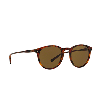 Polo Ralph Lauren PH4110 Sunglasses 501773 shiny jerry havana - three-quarters view