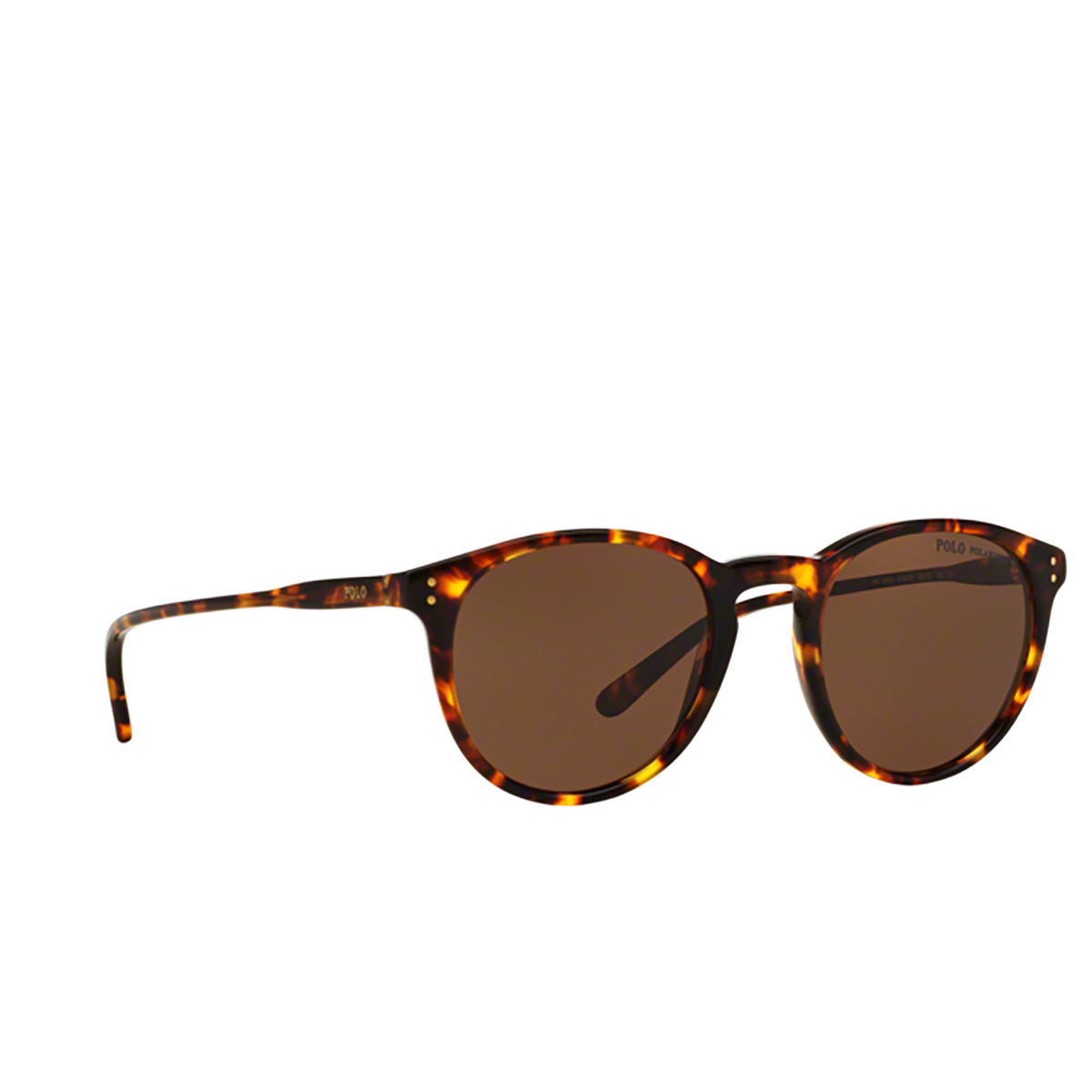 Polo Ralph Lauren PH4110 Sunglasses 513473 SHINY ANTIQUE HAVANA - three-quarters view