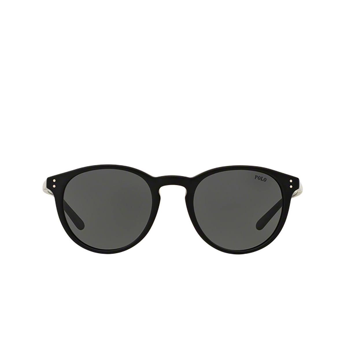 Polo Ralph Lauren PH4110 Sunglasses 528487 MATTE BLACK - front view
