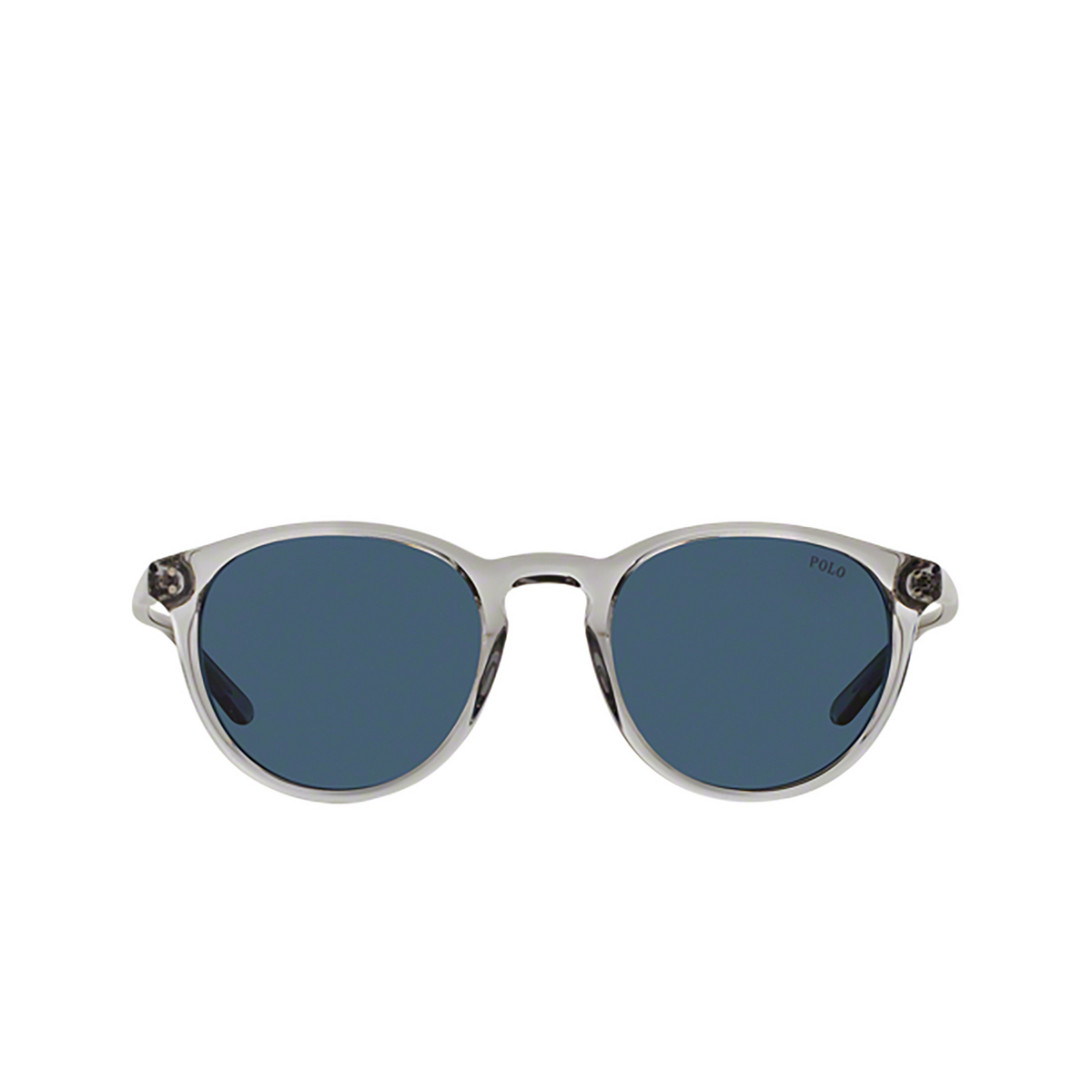 Polo Ralph Lauren PH4110 Sunglasses 541380 SHINY SEMI-TRANSPARENT GREY - front view