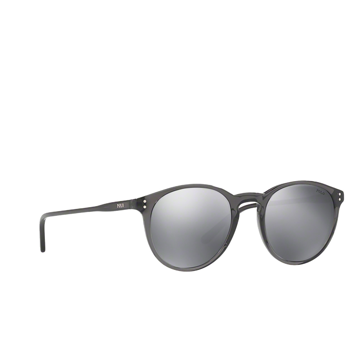 Polo Ralph Lauren PH4110 Sunglasses 55366G SHINY BLACK CRYSTAL - three-quarters view