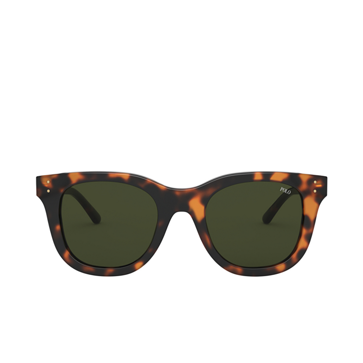 Polo Ralph Lauren® Square Sunglasses: PH4160 color Shiny Jc Tortoise 530371 - front view.