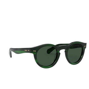 Gafas de sol Polo Ralph Lauren PH4165 512571 shiny green havana - Vista tres cuartos