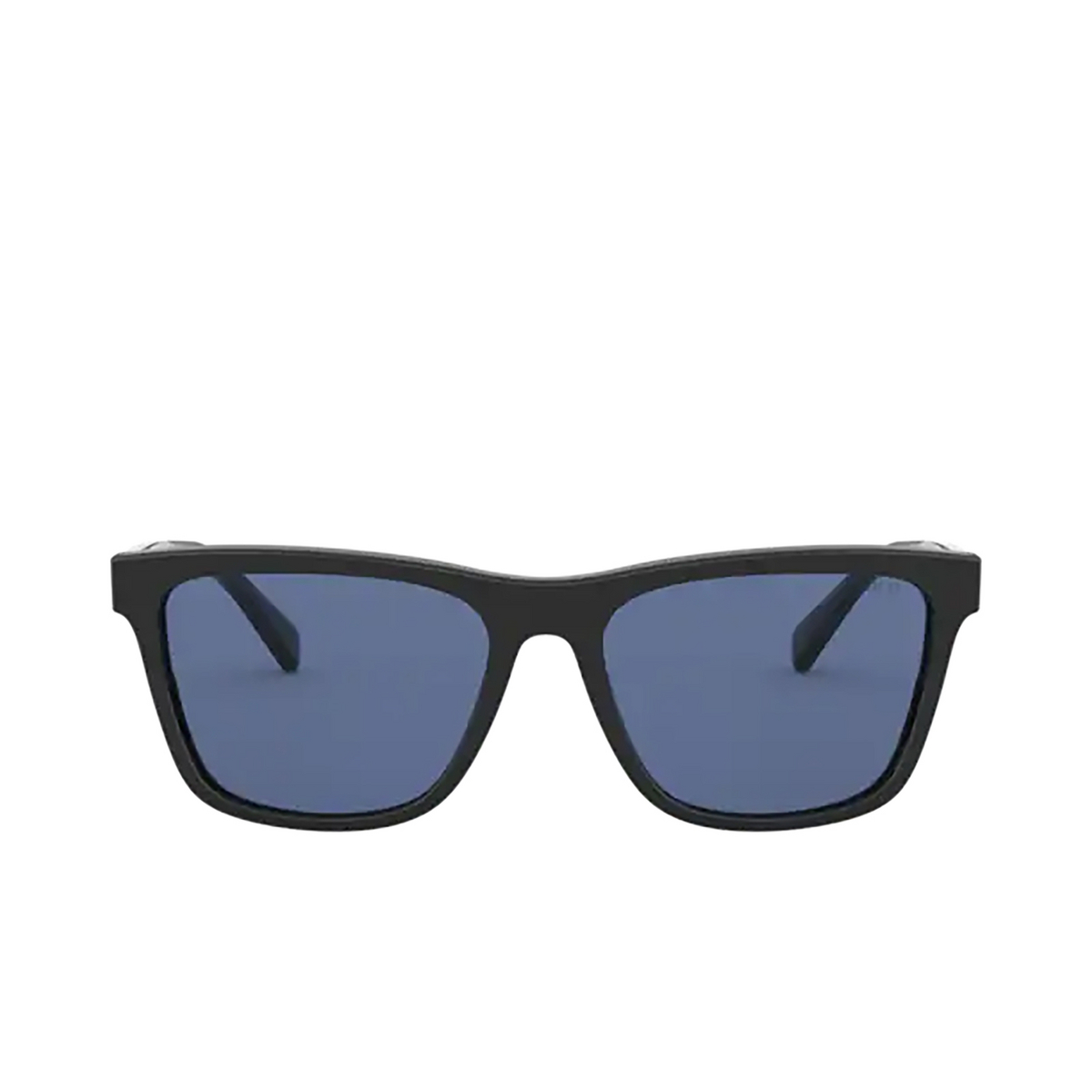 Polo Ralph Lauren® Square Sunglasses: PH4167 color Shiny Black 500180 - front view.