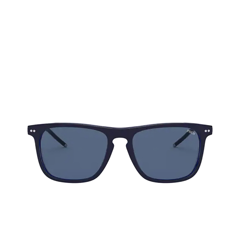 Gafas de sol Polo Ralph Lauren PH4168 586580 shiny navy blue on royal blue - 1/3