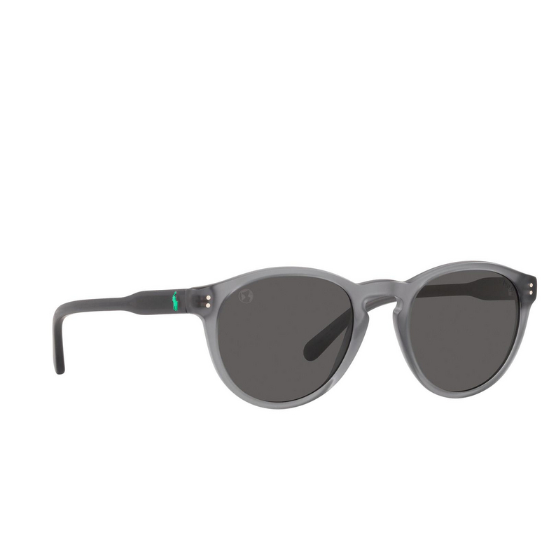 Polo Ralph Lauren PH4172 Sunglasses 595387 matte transparent dark grey - 2/3