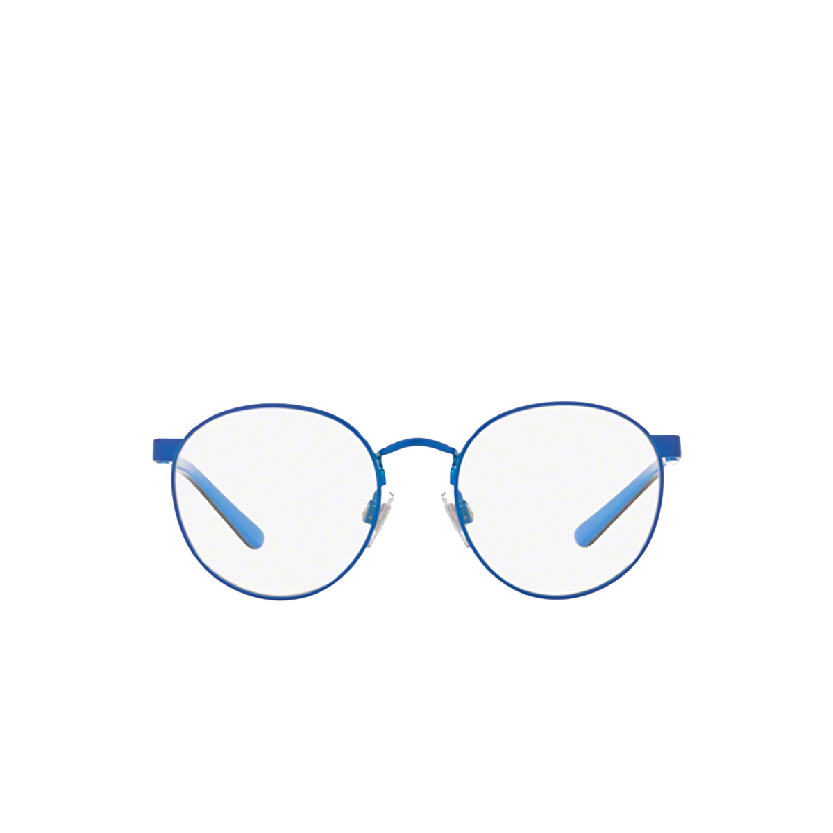 Polo Ralph Lauren® Round Eyeglasses: PP8040 color Shiny Electric Blue 9102 - front view.